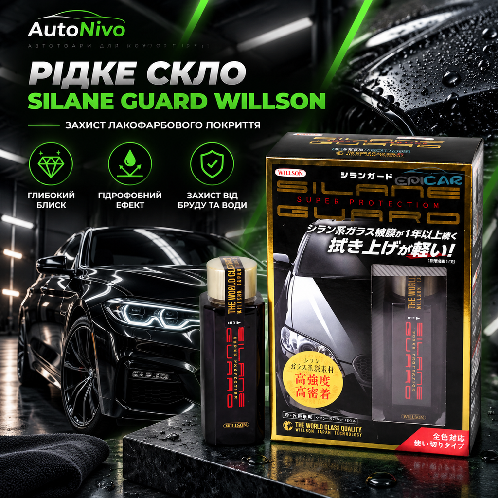 Рідке скло поліроль Silane Guard Willson