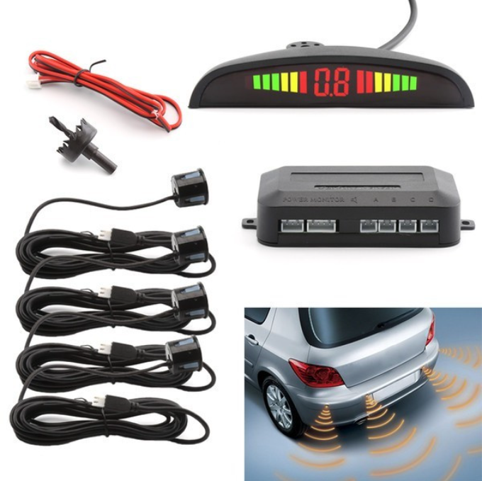 Паркувальна система | Парктронік на 4 датчики Car Radar Parking