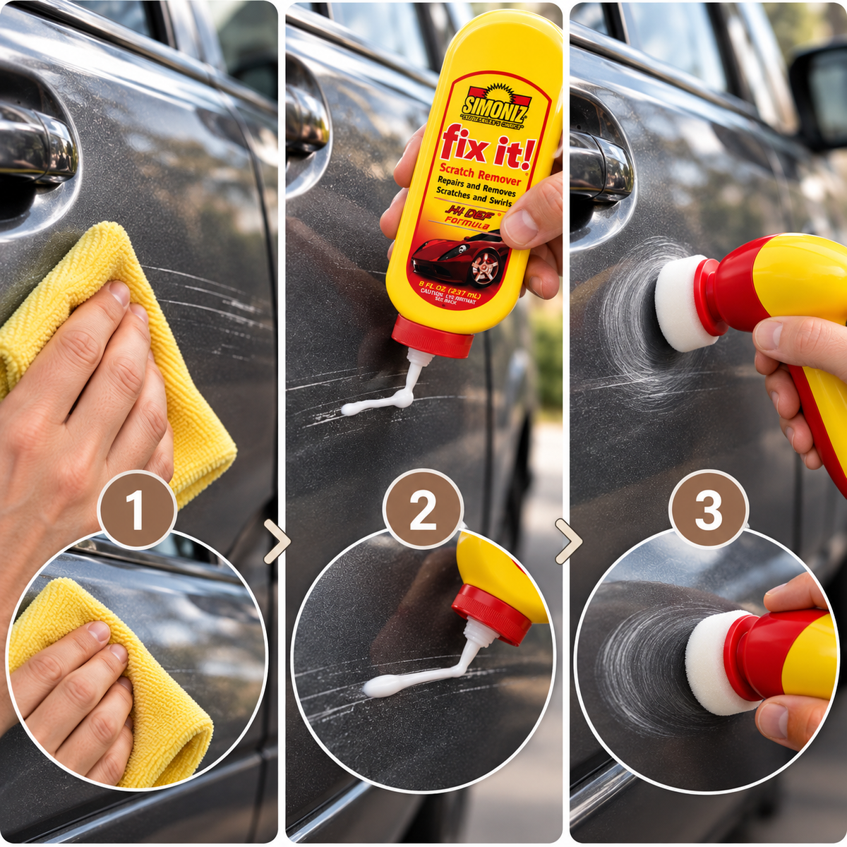 Набір для видалення подряпин Fix it Scratch Remover / Засіб для видалення подряпин